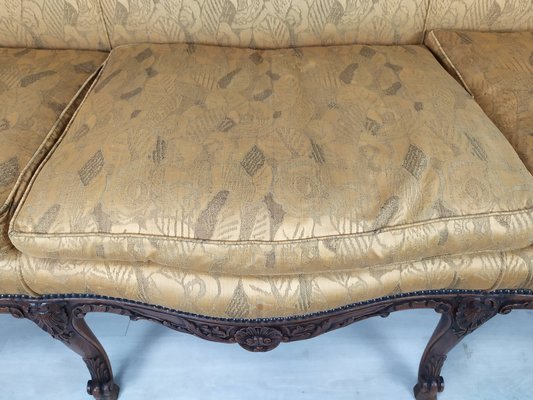 Louis XV Style Golden Bench-EAD-1231339