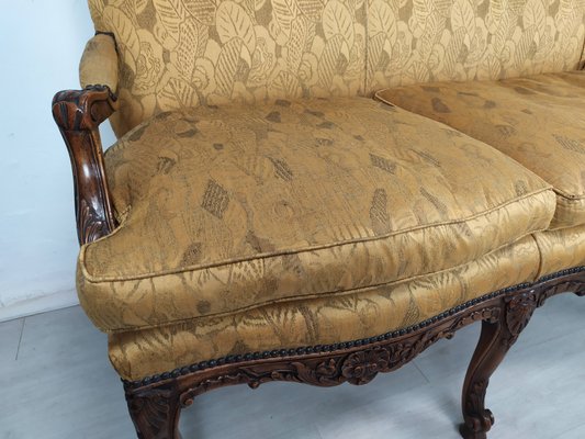 Louis XV Style Golden Bench-EAD-1231339