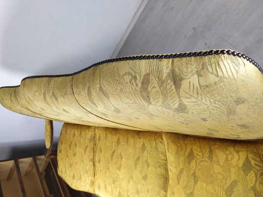 Louis XV Style Golden Bench-EAD-1231339