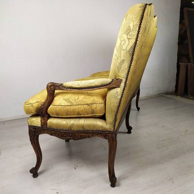 Louis XV Style Golden Bench-EAD-1231339