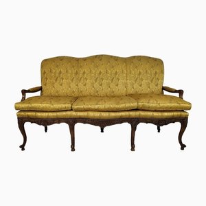 Louis XV Style Golden Bench-EAD-1231339