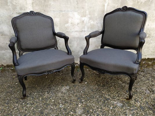 Louis XV Style Living Room Set, 1930s, Set of 3-EAD-1703674