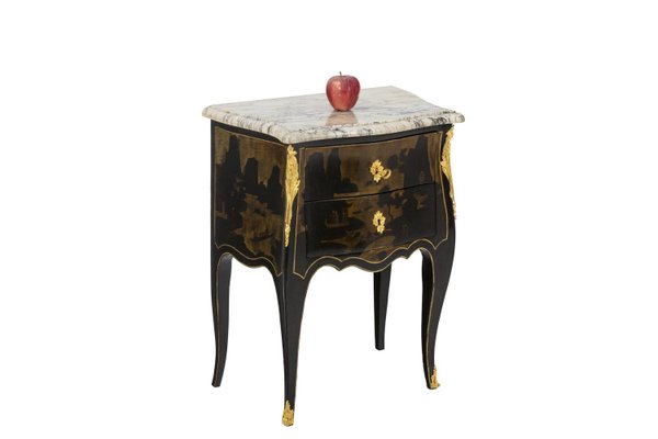 Louis XV Style Living Room Table in Chinese Lacquer, 1880s-CEJ-1067840