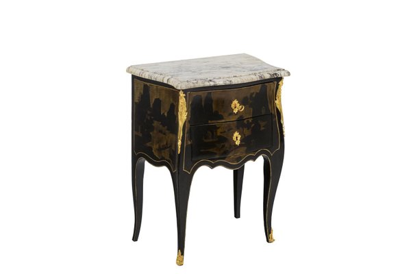 Louis XV Style Living Room Table in Chinese Lacquer, 1880s-CEJ-1067840