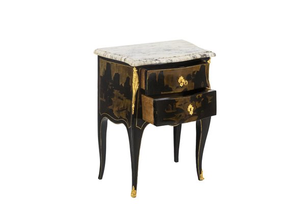 Louis XV Style Living Room Table in Chinese Lacquer, 1880s-CEJ-1067840