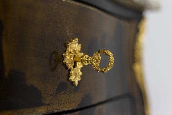 Louis XV Style Living Room Table in Chinese Lacquer, 1880s-CEJ-1067840