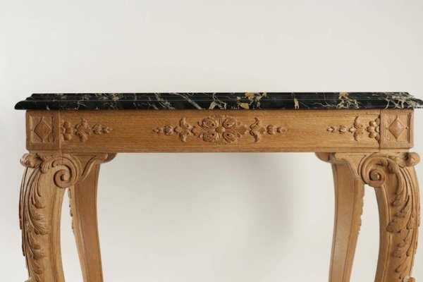 Louis XV Style Oak Hand-Carved Gueridon Table, 1940s-WFS-744740