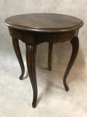 Louis XV Style Oak Side Table, 1940s-SDV-674151