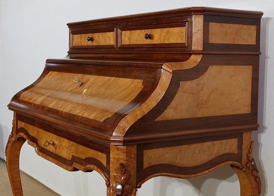 Louis XV Style Precious Wooden Desk, 1850-RVK-1226553