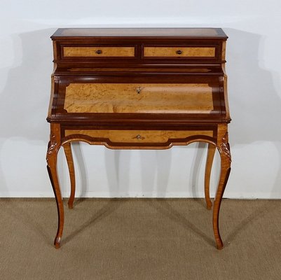 Louis XV Style Precious Wooden Desk, 1850-RVK-1226553