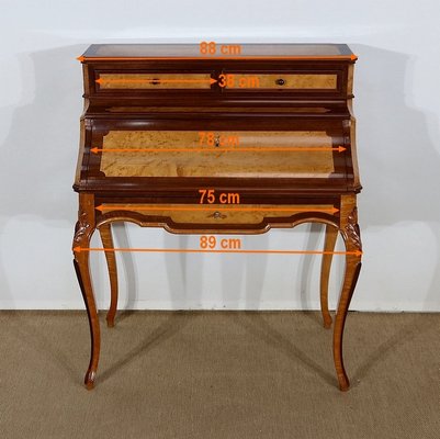 Louis XV Style Precious Wooden Desk, 1850-RVK-1226553