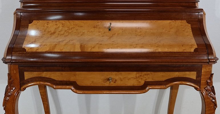 Louis XV Style Precious Wooden Desk, 1850-RVK-1226553