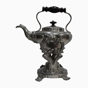 Louis XV Style Samovar Teapot in Silver Copper, Late 19th Century-RVK-1431632