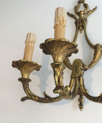 Louis XV Style Sconces with 3 Arms, Set of 2-BA-1365563