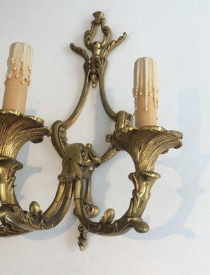 Louis XV Style Sconces with 3 Arms, Set of 2-BA-1365563