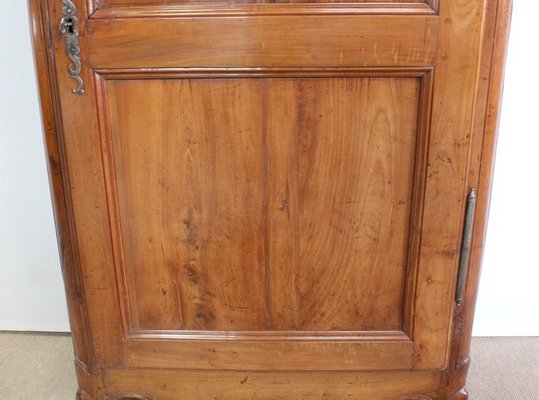 Louis XV Style Solid Cherry Bonnetière Cupboard, Early 19th Century-RVK-1089697