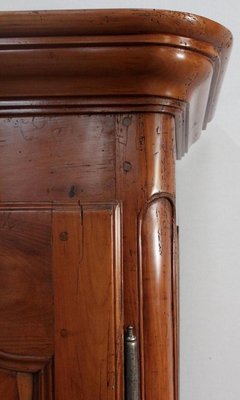 Louis XV Style Solid Cherry Bonnetière Cupboard, Early 19th Century-RVK-1089697