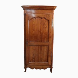 Louis XV Style Solid Cherry Bonnetière Cupboard, Early 19th Century-RVK-1089697