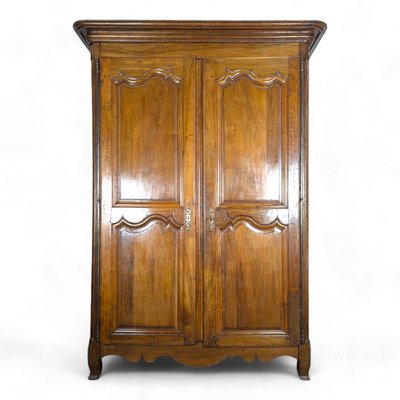 Louis XV Style Wardrobe in Walnut-HLV-2033114