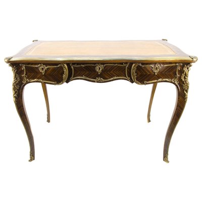 Louis XV Style Writing Desk with Bronze Mounts-KEG-1086715