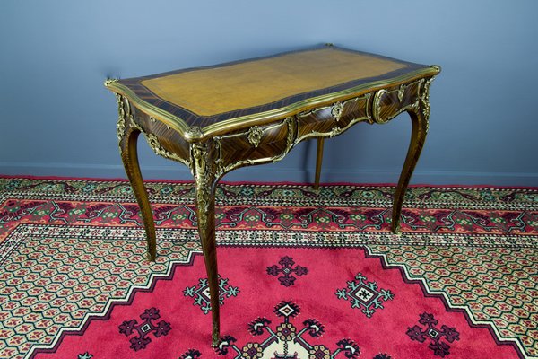 Louis XV Style Writing Desk with Bronze Mounts-KEG-1086715