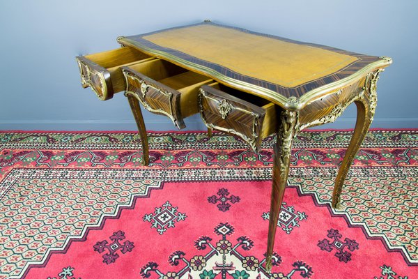 Louis XV Style Writing Desk with Bronze Mounts-KEG-1086715