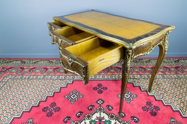 Louis XV Style Writing Desk with Bronze Mounts-KEG-1086715