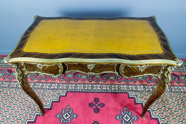 Louis XV Style Writing Desk with Bronze Mounts-KEG-1086715