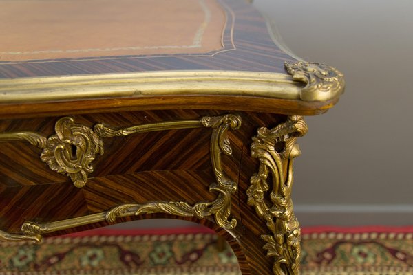 Louis XV Style Writing Desk with Bronze Mounts-KEG-1086715