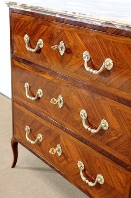 Louis XV Violet Wood Chest of Drawers, 1700s-RVK-1386908