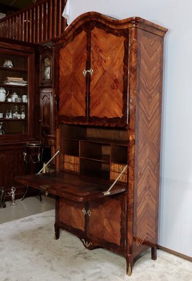 Louis XV Wood Secretary by J. Popsel-RVK-1703147