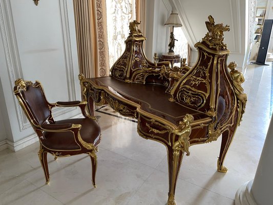 Louis XV Writing Desk in Style of Francois Linke, Paris-FLW-1401974