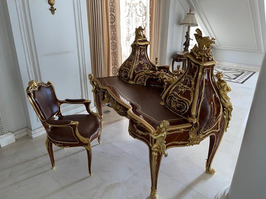 Louis XV Writing Desk in Style of Francois Linke, Paris-FLW-1401974