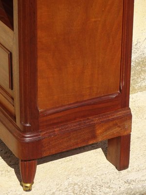 Louis XVI Bedside Table in Mahogany and Bronze, 1930s-ABK-2042183