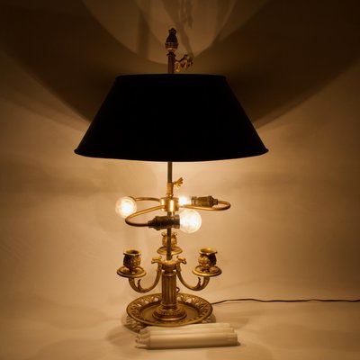 Louis XVI Bouillotte Table Lamp, France, End 19th Century-KMT-1142894