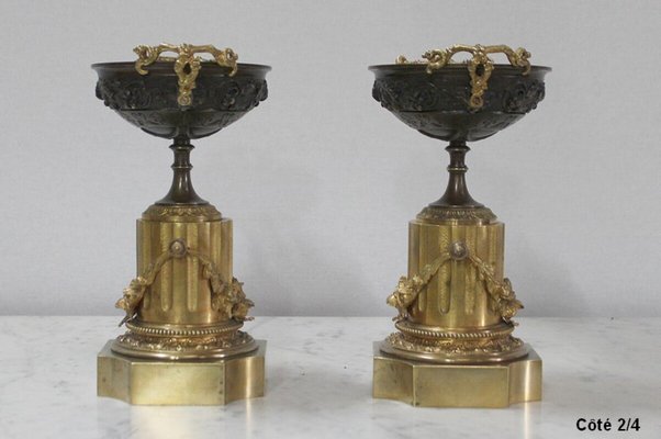 Louis XVI Bronze Vide Poches, Set of 2-RVK-978422