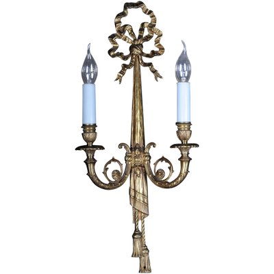 Louis XVI Bronze Wall Lamp-FLW-1402226