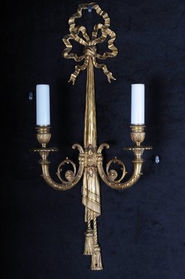 Louis XVI Bronze Wall Lamp-FLW-1402226