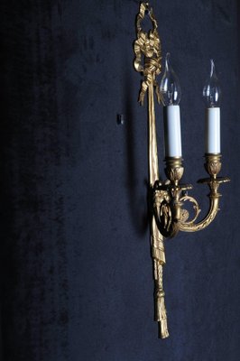 Louis XVI Bronze Wall Lamp-FLW-1402226