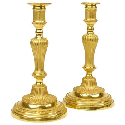 Louis XVI Candleholders, 1760s, Set of 2-KMT-952980