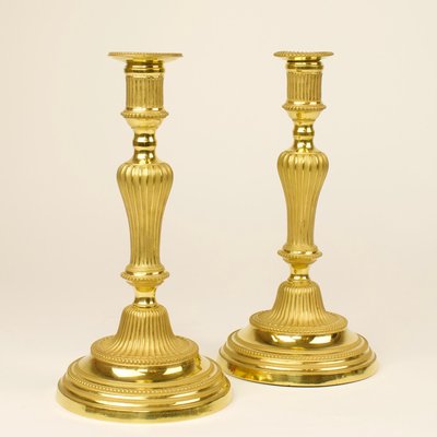 Louis XVI Candleholders, 1760s, Set of 2-KMT-952980