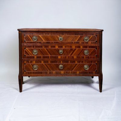 Louis XVI Chest of Drawers in Marquetry-AXR-1721909