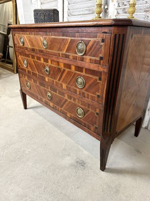 Louis XVI Chest of Drawers in Marquetry-AXR-1721909