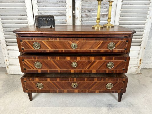 Louis XVI Chest of Drawers in Marquetry-AXR-1721909