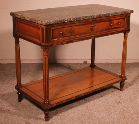 Louis XVI Console in Cherry by LM Pluvinet, 18th Century-HPU-1030670