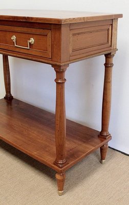 Louis XVI Console in Solid Cherry, Late 18th Century-RVK-984222