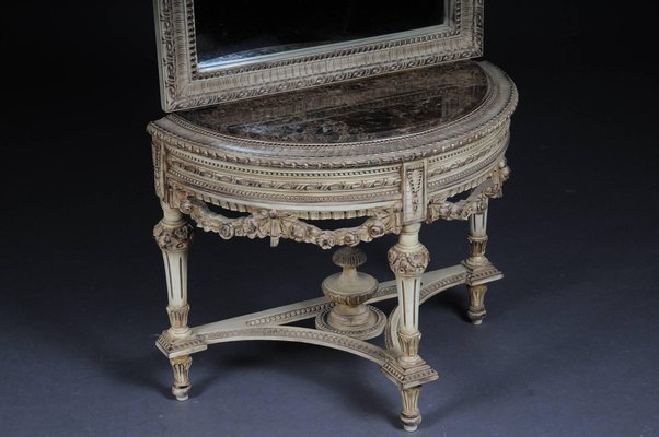 Louis XVI Console Mirror-FLW-1402285