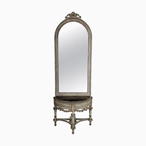 Louis XVI Console Mirror-FLW-1402285