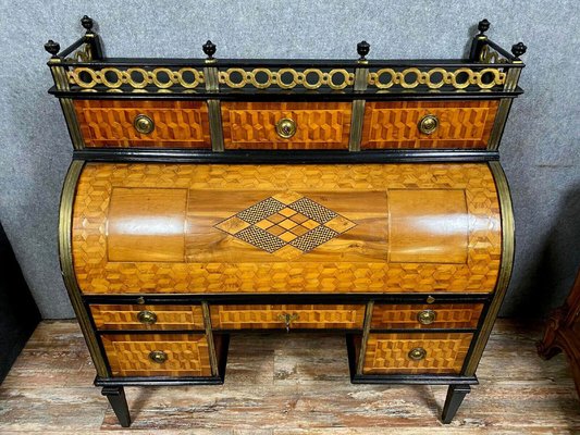 Louis XVI Desk in Marquetry-MWB-1769759