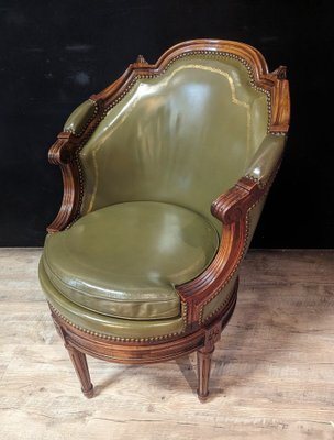 Louis XVI Directoire Swivel Desk Chair-IBO-1811252